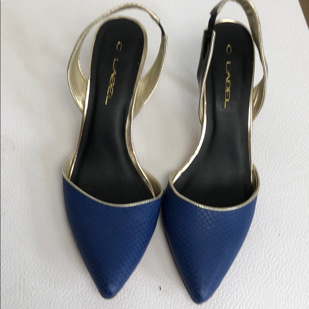C Label Blue Heels - Picture 2 of 6
